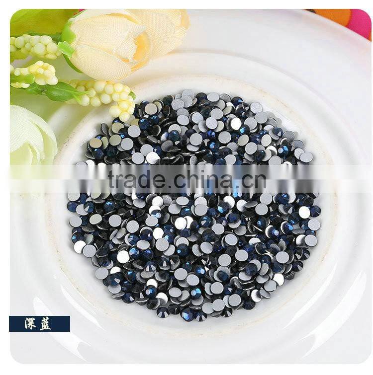 Colored Hot Fix Rhinestone For Clothing,Flatback Loose Iron On Rhinestone Light Blue Jewelry Findings Charms