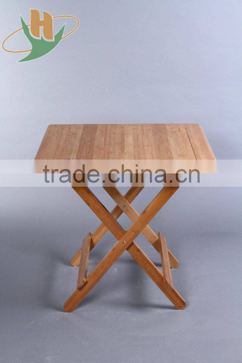 Portable Folding bamboo dining room table