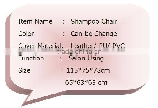 Chinese style pattern reclining hairdressing shampoo chair,fiberglass washing unit for beauty salon station shampoo bed