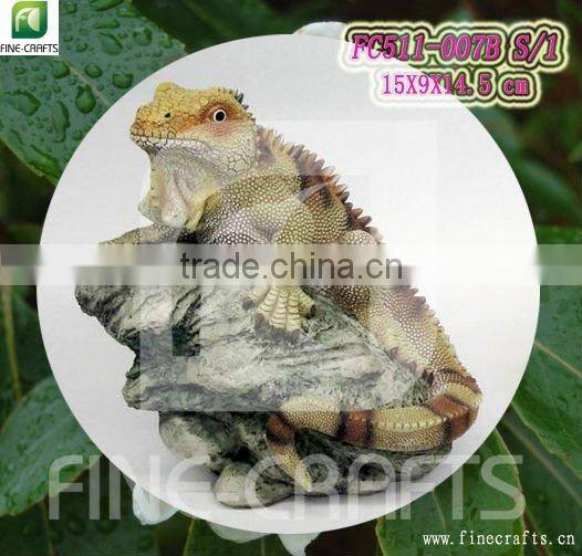 Resin animal garden art lizard ornement