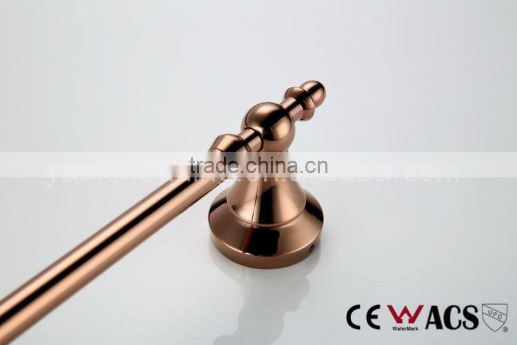 Hotel luxury bathroom accessory single bar towel rack