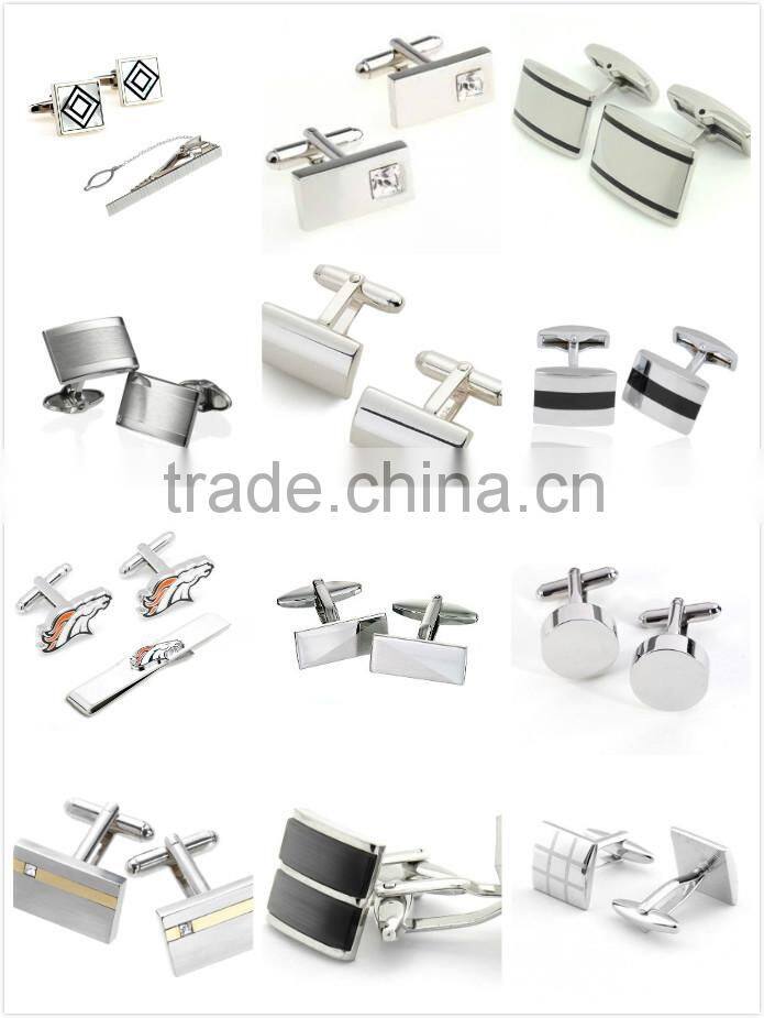 manufacturer supply high end 18k gold triangle cufflinks for men high quality stainless steel cufflinks