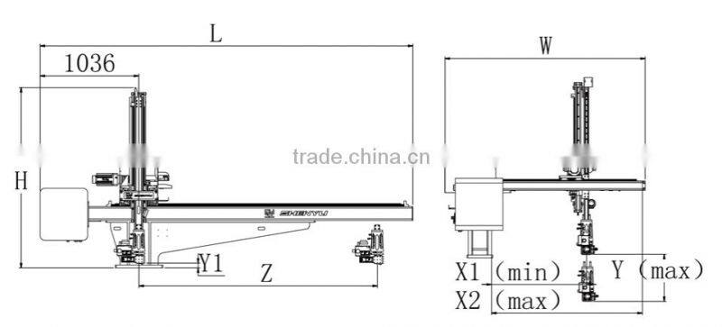 High precision Servo Motor robotic welding arm SYCWM5-1600