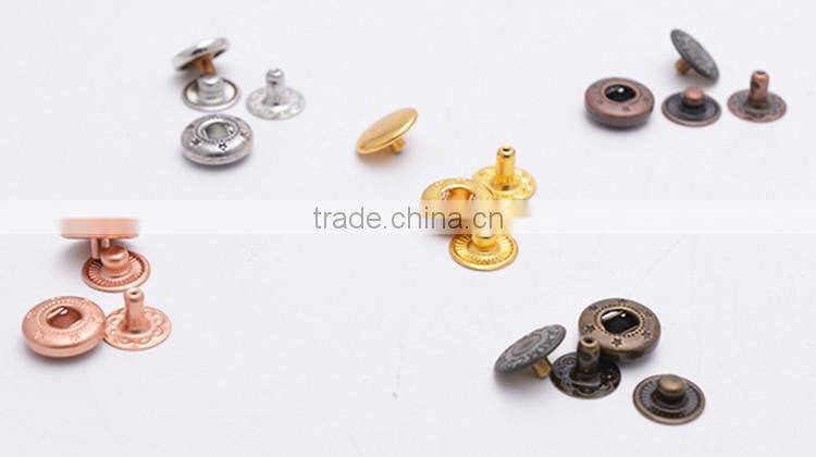 China Wholesale Fastenering Custom Metal Fashion Jewelry Snap Button