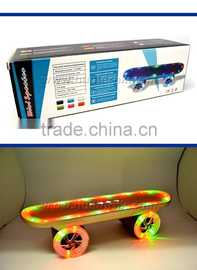 Scooter Design LED Flashing Bluetooth Speaker