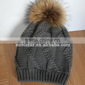 various style rabbit fur plain solid color female pompom headwear