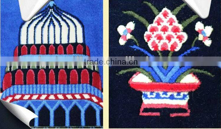 Non-slip kitchen floor pretty design polyester printed mat