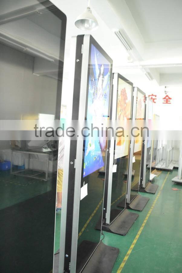 50'' digital signage with LAN+WIFI, wall-mounted or floor-standing looking