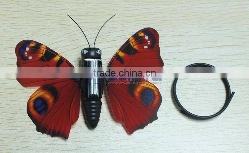 Christmas 3 Years Boy Love Enducation Toy Fly Insect Sunlight Energy Solar Butterfly