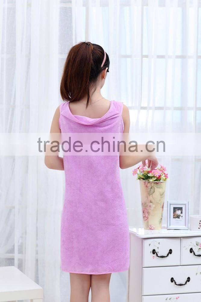Custom Microfiber Ladies Bath Towel Dress