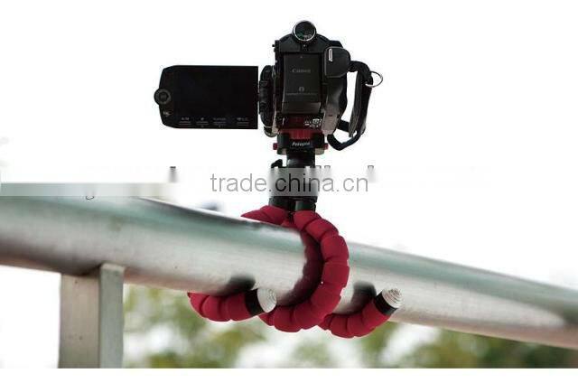 Red Soft &Flexible Tripod Stand for Digital Camera Video Camcorder