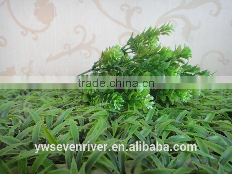 7 fork m bluegrass artificial flowers Green plants DIY floral auxiliary material Silk flowers flowers, plastic flowers wholesale