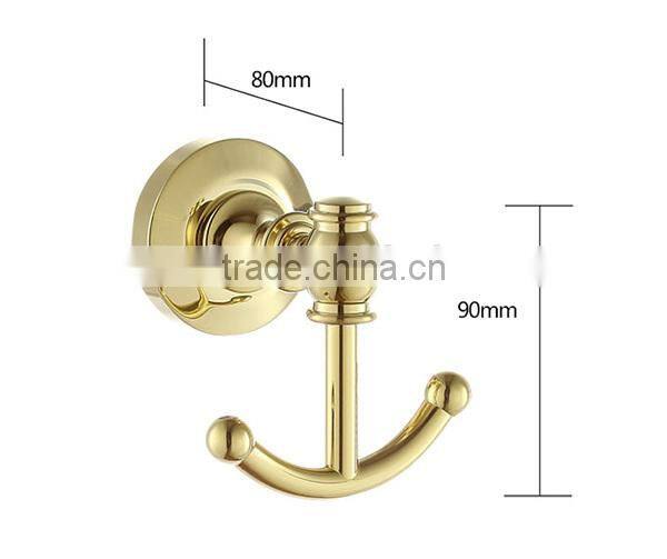 GT-03B Brass Golden Finish Antique Bathroom Toilet Brush Holder