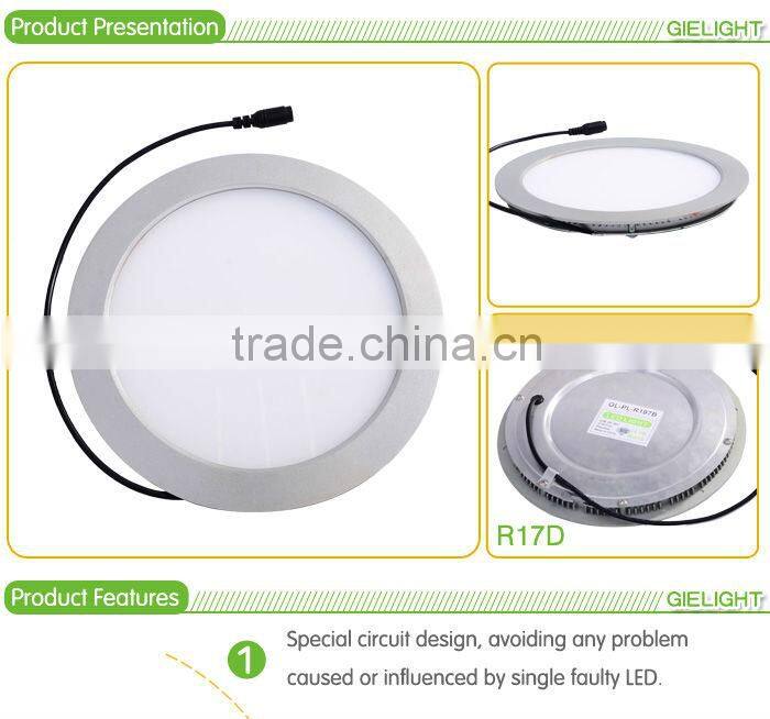 Led ceiling office panel lighting 175mm 10w led round panel light kit CE,RoHS approved