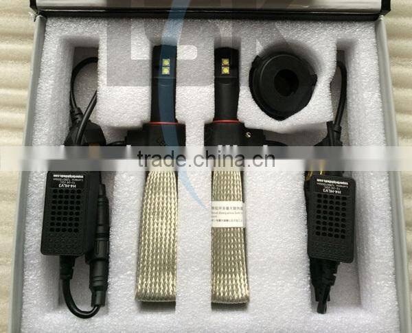 G5 9004 car led headlight with copper metal and copper wires 3000lm per bulb