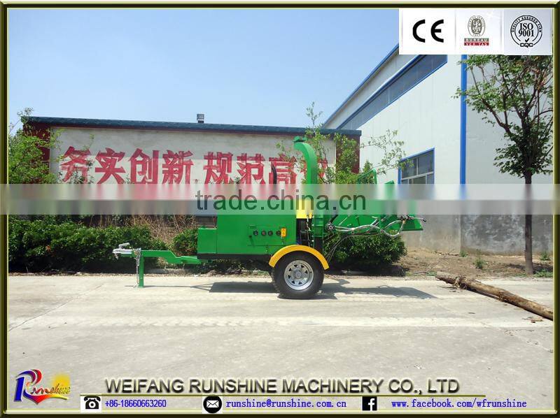 CE certificate diesel wood chipper DWC-22