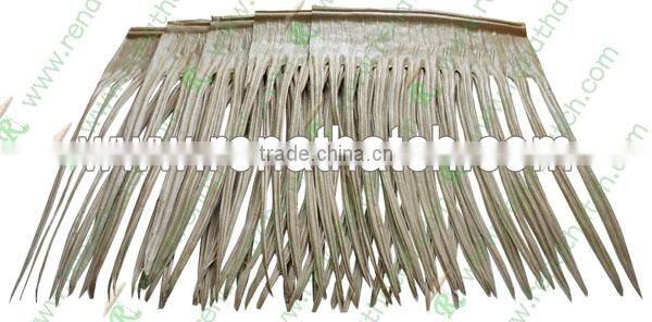 UV-protected synthetic thatch