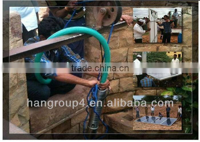 Full stainless steel high flow solar pump