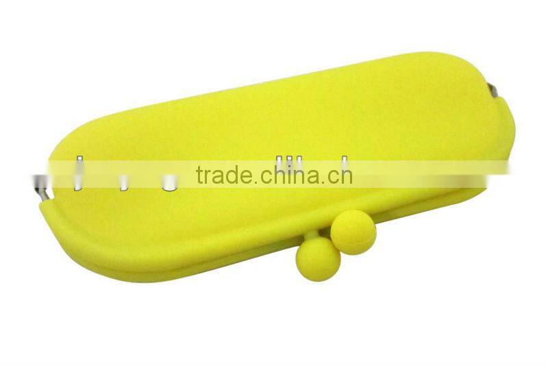 Cheap silicone purse wallet/ silicone coin purse/new product design silicone pouch