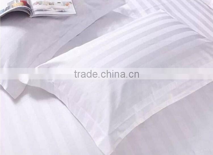Wholesale cheap 3cm stripe large plain dyed Pillow shells case