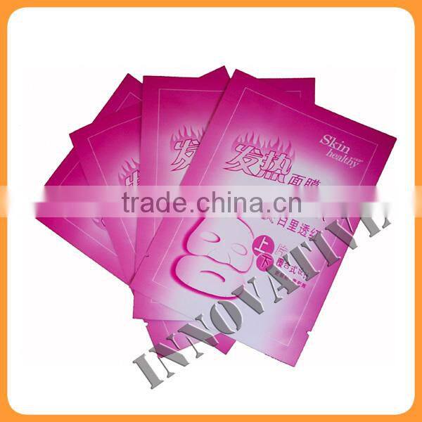 top grade factory price biodegradable laminated organic cosmetic packaging for facial mask