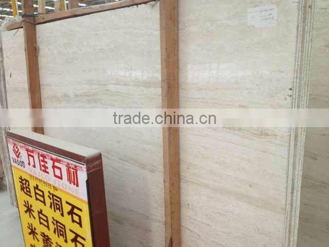 Natural luxury super white travertine on sale