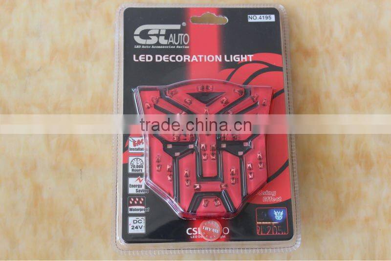 Fashion Transformer UNIVERSAL Waterproof Car Led Decoration Light Stoplight