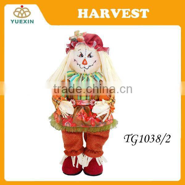 Harvest Garden Status,Decorative Harvest Scarecrows