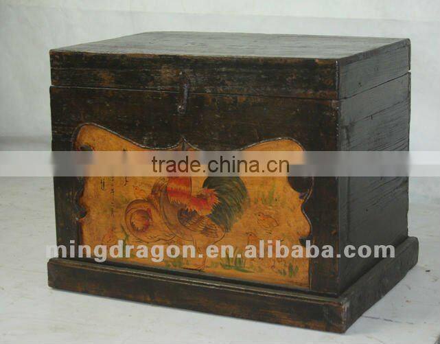 Chinese antique furniture pine wood Shanxi chest