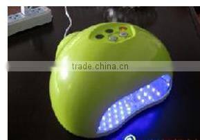 2014 New 220~240V EU Plug 3W LED Uv Lamp Nail Gel Polish Manicure Nail Dryer Mini Portable Heart Shap with CE certificated,