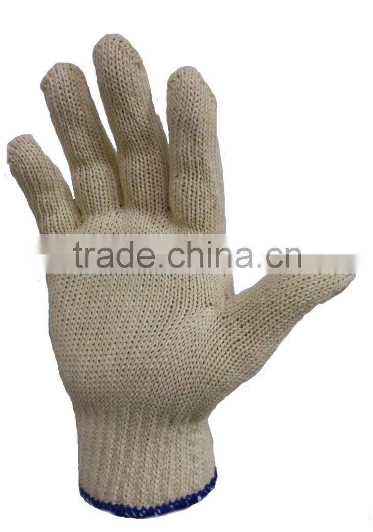 202 RAW WHITE 600 GRAMS 7 KNITTING COTTON SAFETY WORKING GLOVE