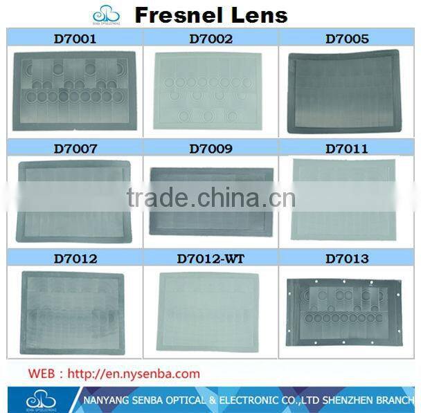 Large/Big PIR Infrared Use Plastic Flat Fresnel Lens for Sale with Best Price (D7002)