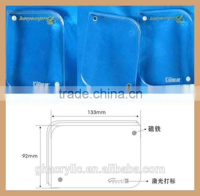 Rotating rectangle acrylic photo frame,customized design