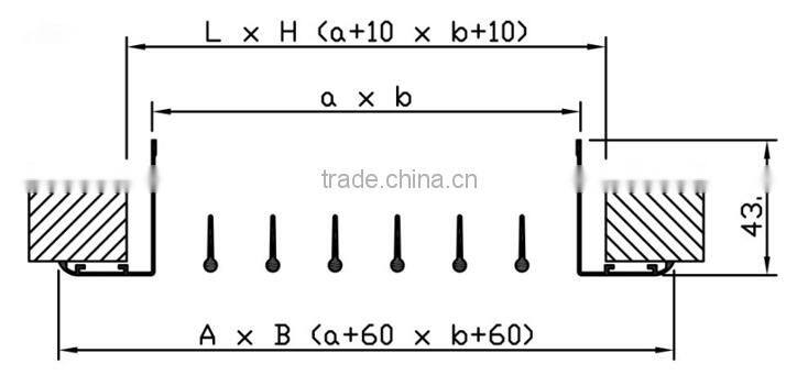 Interior air condition diffuser
