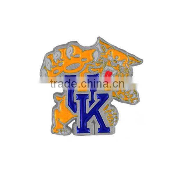 Lead & Nickel Free!! Glittering Red Enameled Guit Matel Fridge Magnet Displays A Banjo And Fiddle In Front Of The United States