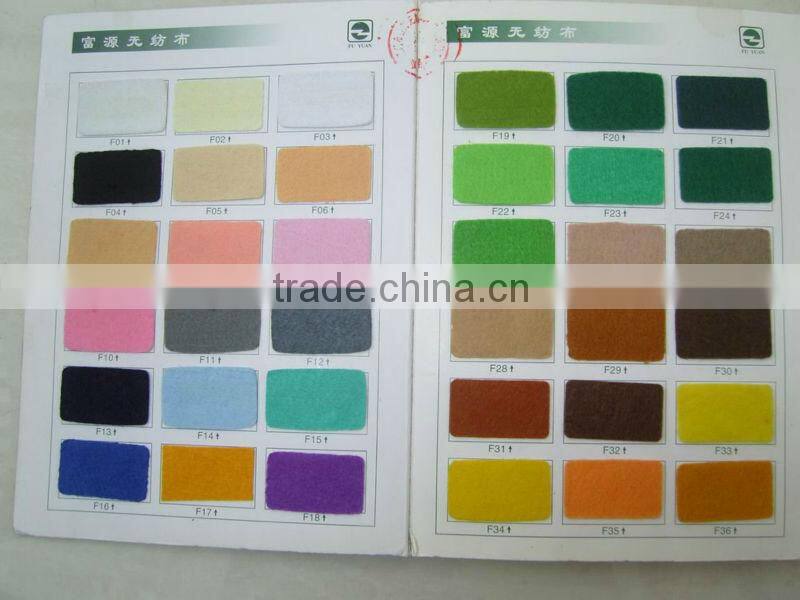 black non woven polyester interlining felt