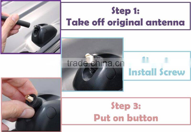 High Quality CarBon Antenna Helical Short Antenna Wireless Car Antenna