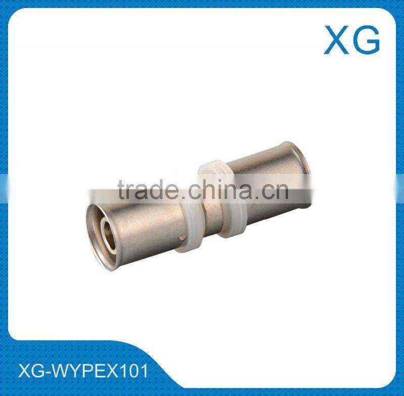 Brass compression fittings for multilayer pipes/Screw Fittings Equal union/socket in Brass for Multilayer Pipes