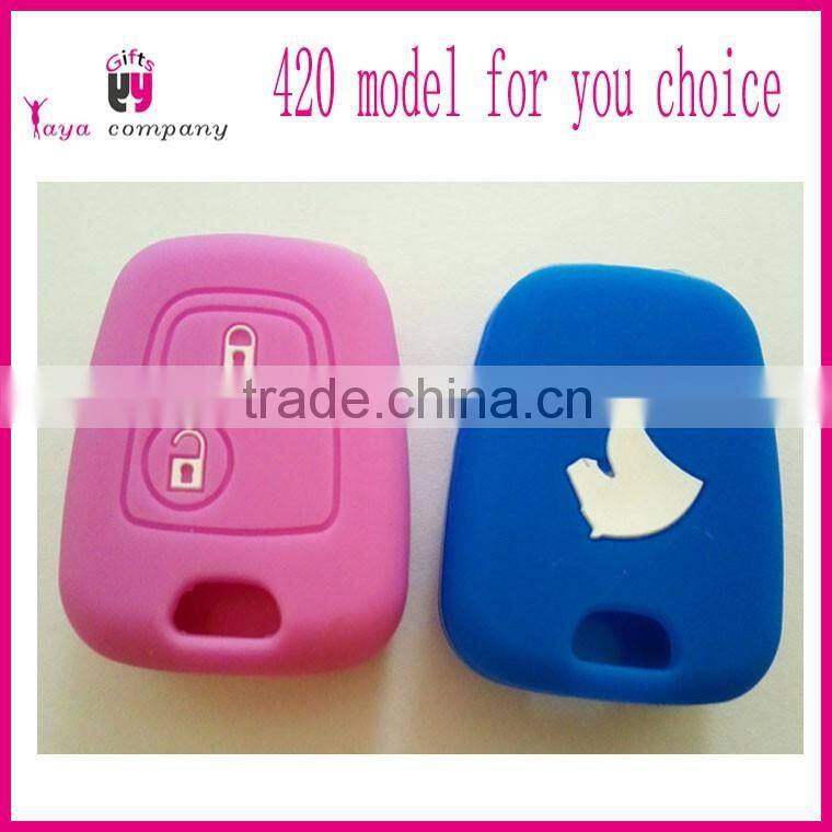 High quality custom oem Food grade silicone vespa parts for key case