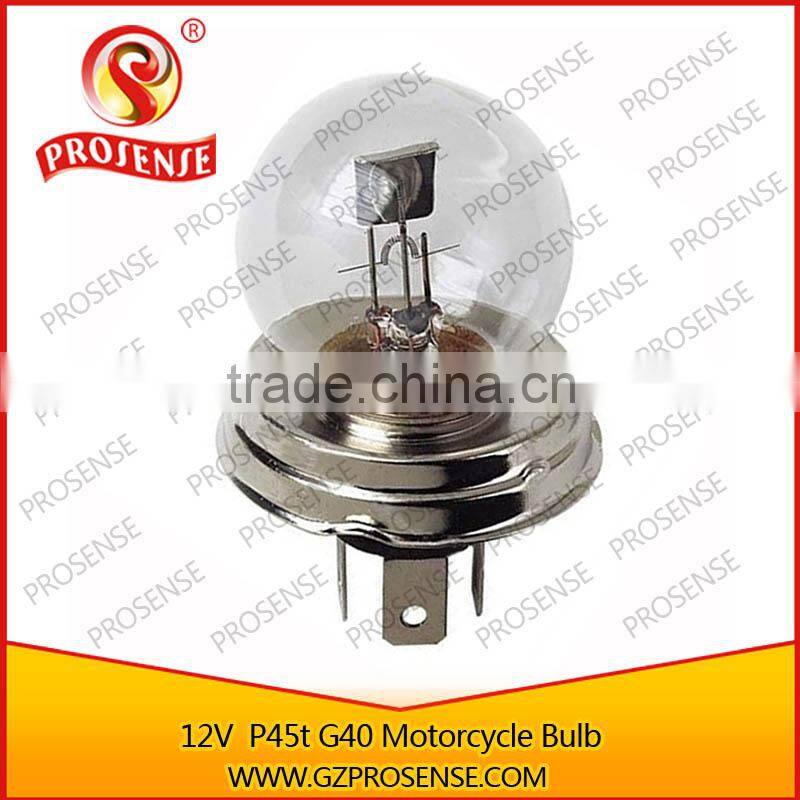 Prosense 12v P45T motorcycle g40 light bulb (Clear tube)