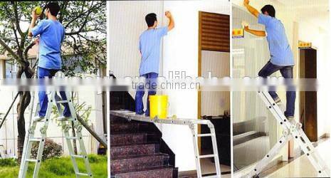 Industrail or domestic aluminium retractable aluminium rust-proof ladder ladder AY-403 with en131