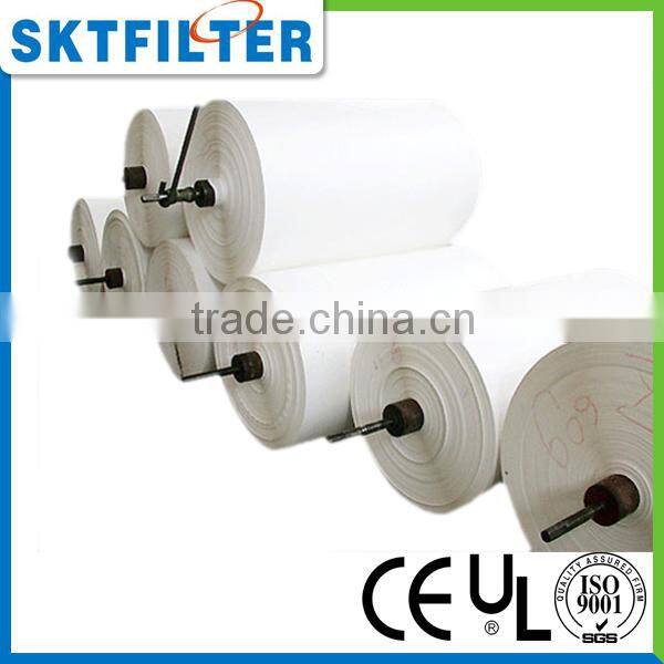 pure white hepa air synthetic fiber air filter media