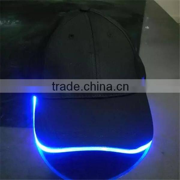 Baseball Customized Logo led light cap wholesale light caps