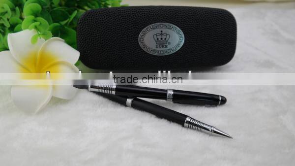 For duke series silver fountain pen ball pen for school office gift