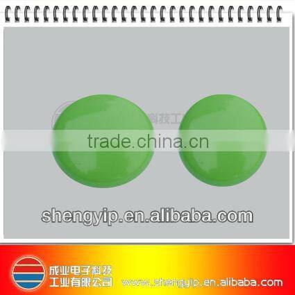 heart-shaped flashing badges the surface and the back