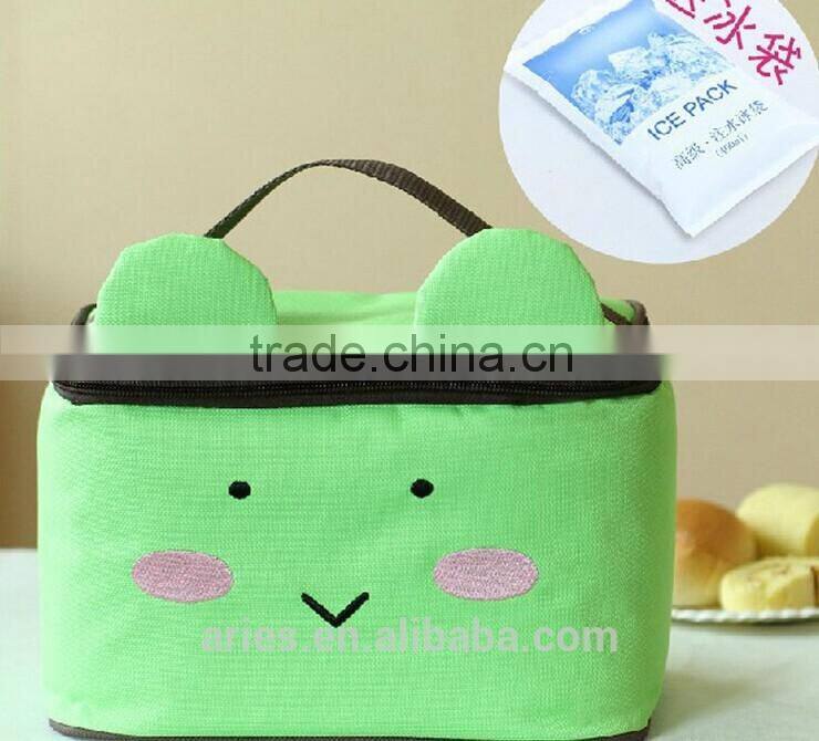 single cartoon multicolor lunch bag insulation package bag waterproof ice bag fresh milk pack