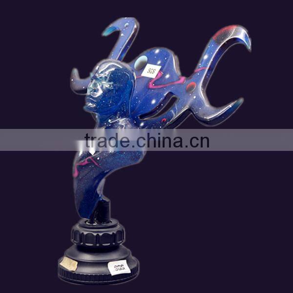 MARVEL legend blue translucent cheap plastic bust/ trophy