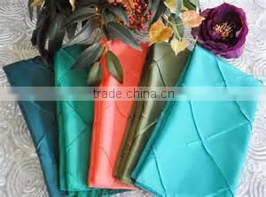 round pintuck taffeta table cloth/ wholesale pintuck taffeta table linen wedding decoration