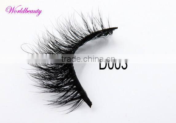 wispy false eyelash custom made eyelash on sale 100% natural siberian mink fur eyelash