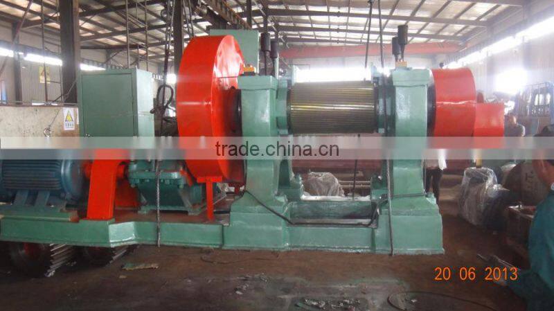 Scrap rubber crusher machine for waste tire recycling